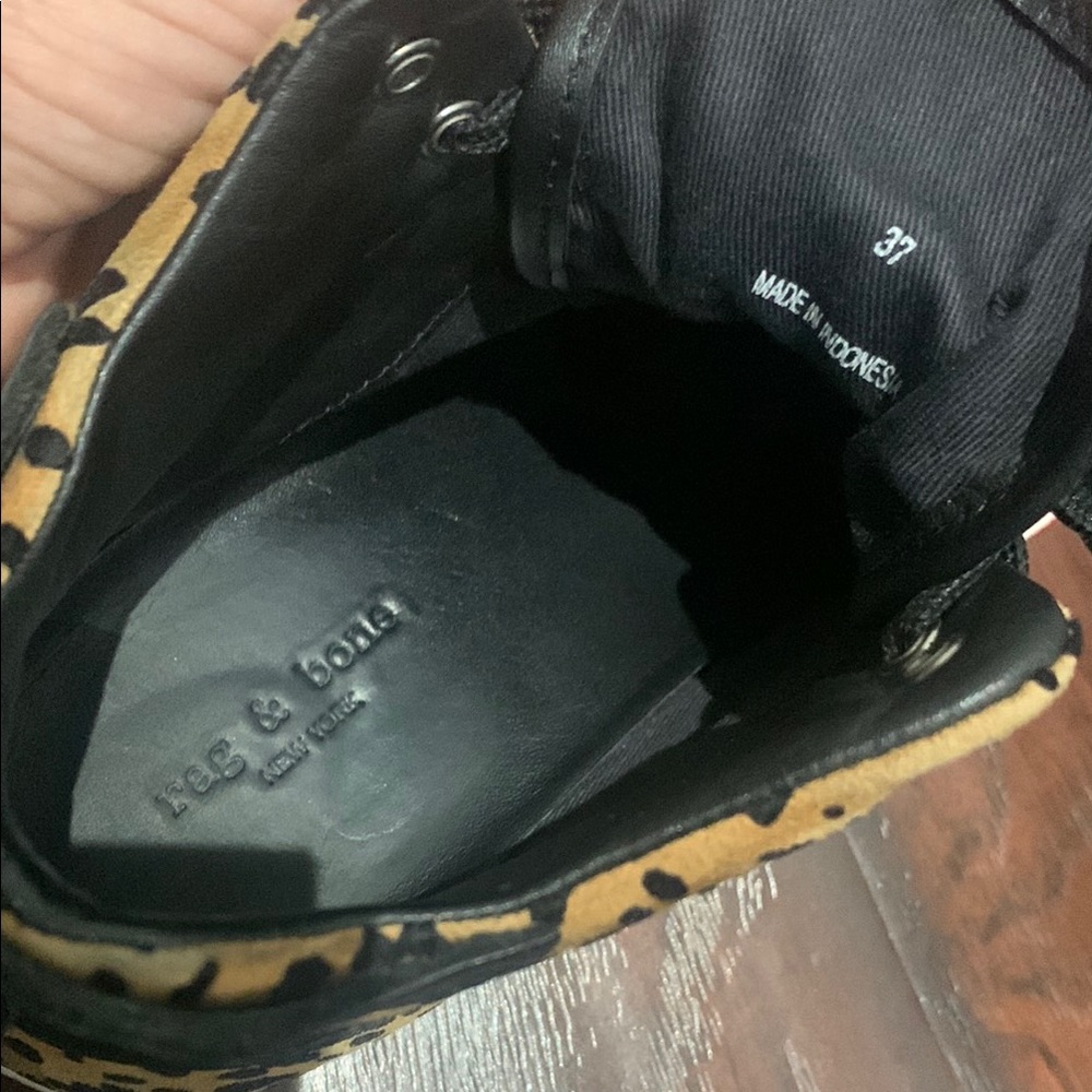 Rag&Bone Leopard Print High-Top Sneakers - image 6